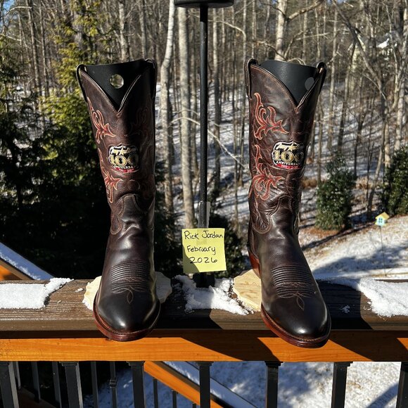 Tony lama 100th Year Anniversary cowboy boot in men\'s size 11D *READ* main image 10